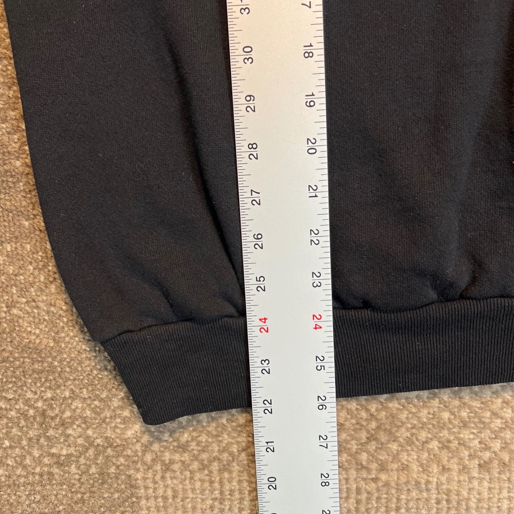 Vintage Chicago Bulls Logo 7 Tultex Sweatshirt Mens XL Black NBA 90s Made in USA - Picture 5 of 5